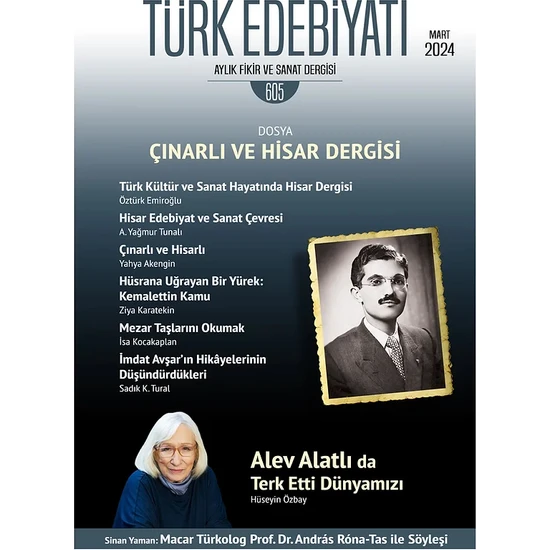 Türk Edebiyatı 605. Sayı Mart 2024