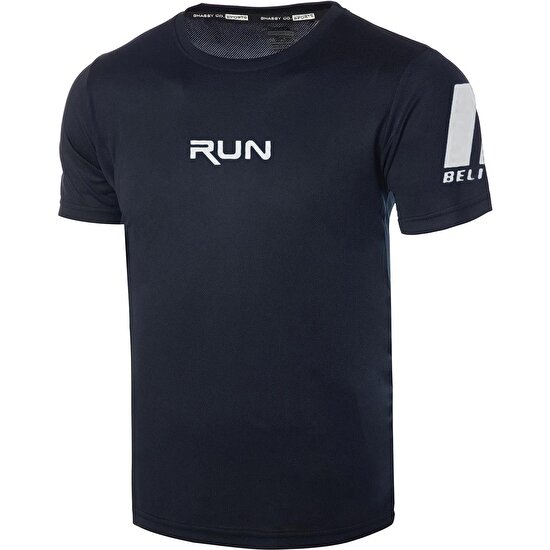 Ghassy Co. Erkek Nem Emici Hızlı Kuruma Performans Running Spor T-Shirt