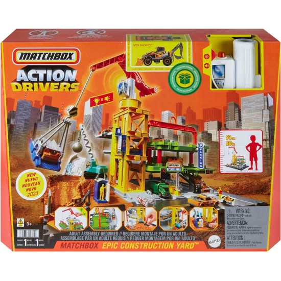 Matchbox Action Drivers Matchbox Epic Construction Yard Playset main image 0