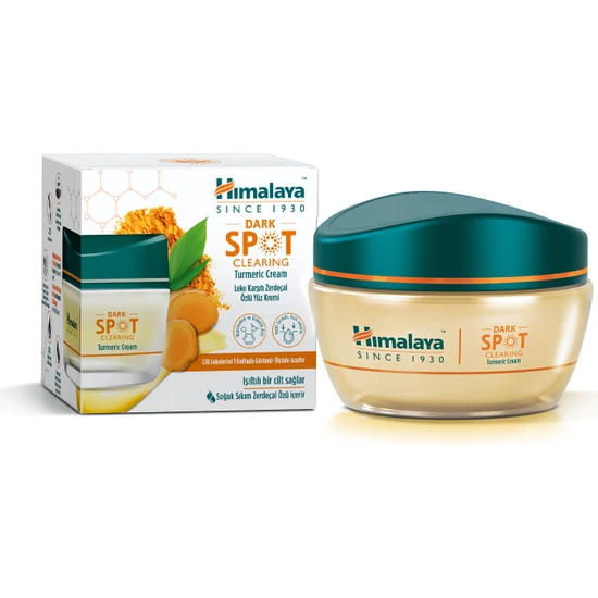 Himalaya Since 1930 Dark Spot Clearing Leke Karşıtı Zerdeçal Özlü Yüz Kremi, Niacinamide, Glikolik Asit, 50 ml