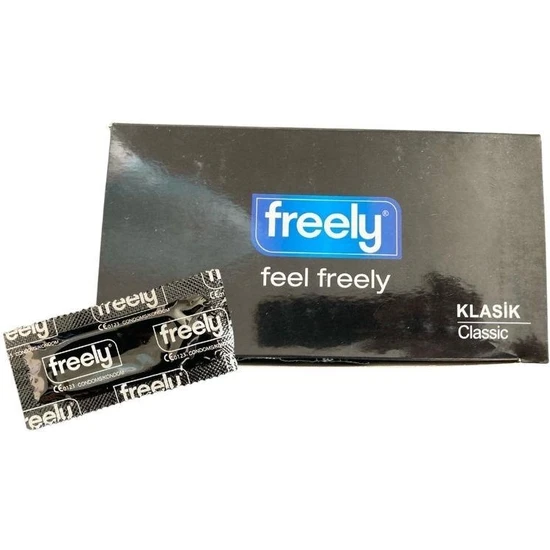 Muhtelif Freely - Prezervatif Kondom - 50 Adet