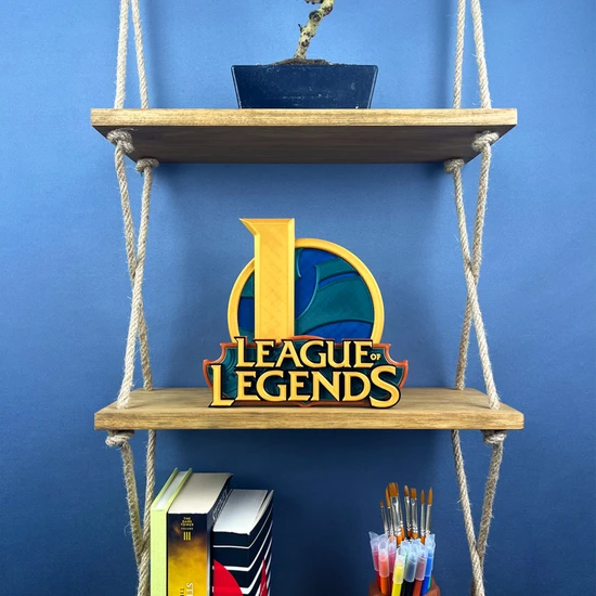 The Pieta League Of Legends Set Logo Masaüstü Aksesuar Figür