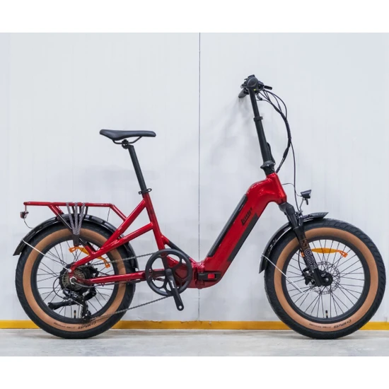 Loop Coaster 20 Jant Katlanır Bisiklet Kırmızı-Siyah