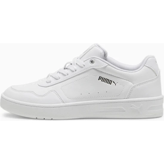 Puma Court Classy Beyaz-Gümüş Kadın Günlük Ayakkabı