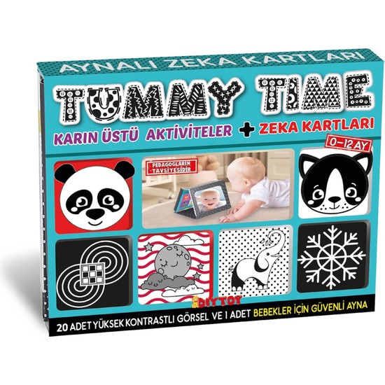 Diytoy Tummy Time Aynalı Zeka Kartları