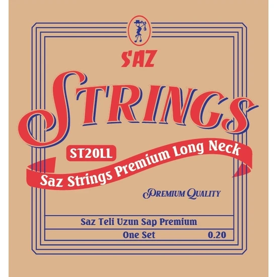 SAZ ST20LL Saz Teli Premium Uzun Sap 0.20