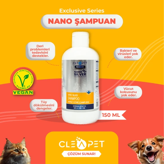 Cleapet Nano Şampuan 250 ml