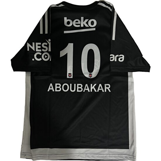 Mega Fusion Beşiktaş Siyah Deplasman Aboubakar Yetişkin Futbol Takım Forması