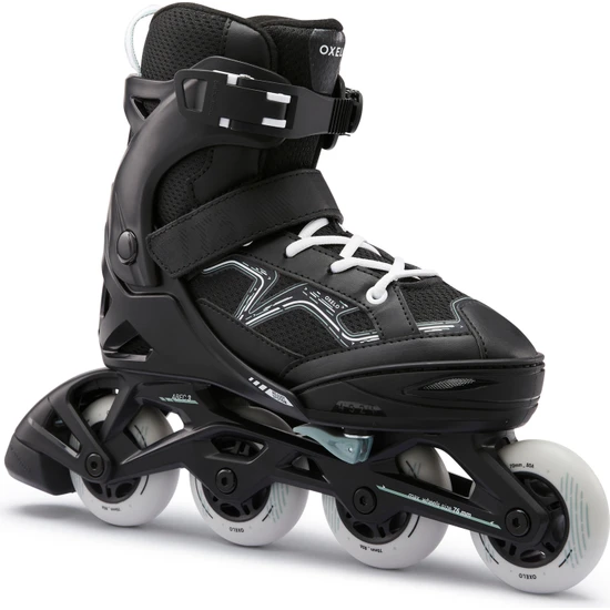 Decathlon Çocuk Paten - Siyah/Haki - Fıt3