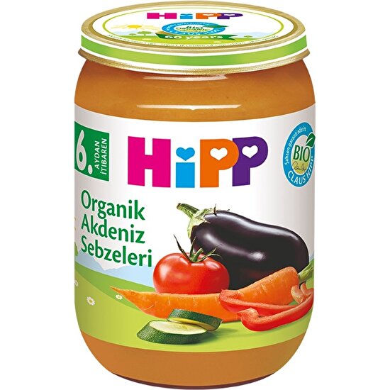 Hipp Organik Akdeniz Sebzeleri 190 gr
