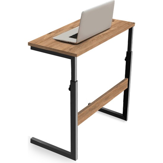 Sekizinci Cadde Yükseklik Ayarlı Laptop Sehpası Çalışma Masası - Atlantik Çam 60X35