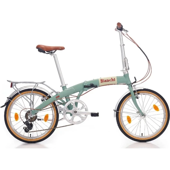 Bianchi Vintage Katlanır Bisiklet Celeste