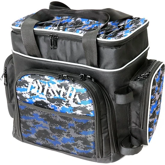 Foçalı Daiwa Baskılı Back Pack Balıkçı Sırt Çantası - Blue Camo