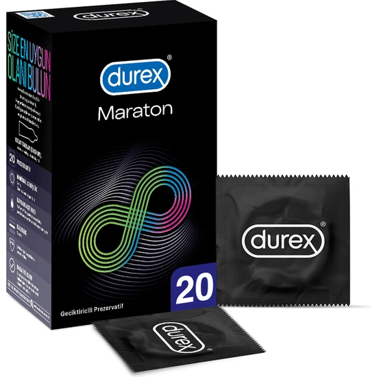 Durex Maraton 20'li Geciktiricili Prezervatif