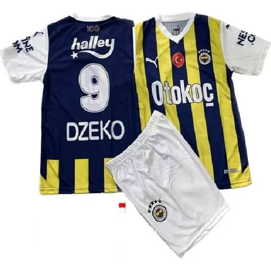 Fenerbahçe Yeni Sezon Çubuklu 2023/24 Dzeko Forması 2'li Set
