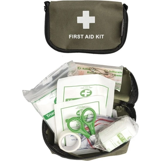 Sturm First Aid Yeşil Ilk Yardım Çantası