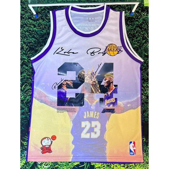 Basketbol Forması Los Angeles Lakers Kobe Bryant Dri-Fit Nba Erkek Özel Tasarım Basketbol Forması