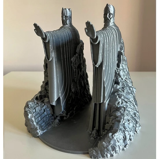 Nerva Design 3D Argonath Figür Yüzüklerin Efendisi - Lord of the Rings Biblo 21 x 20 cm