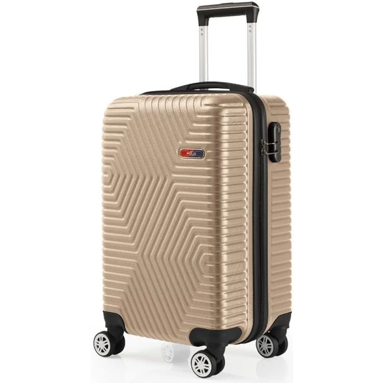 G&d Polo Suitcase Abs Gold Kabin Boy Valiz 600.06-K