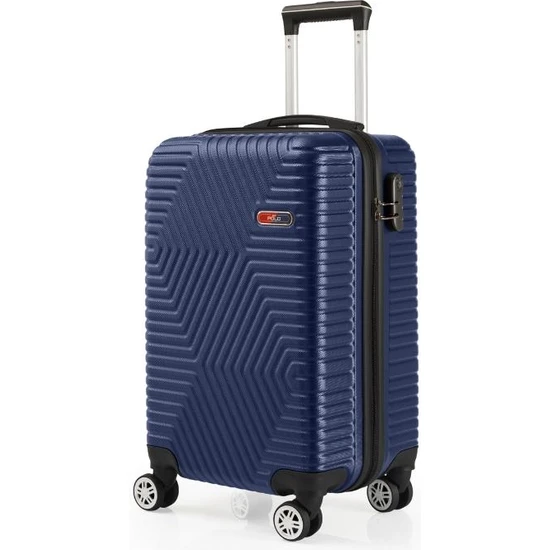 G&d Polo Suitcase Abs Lacivert Kabin Boy Valiz 600.04-K