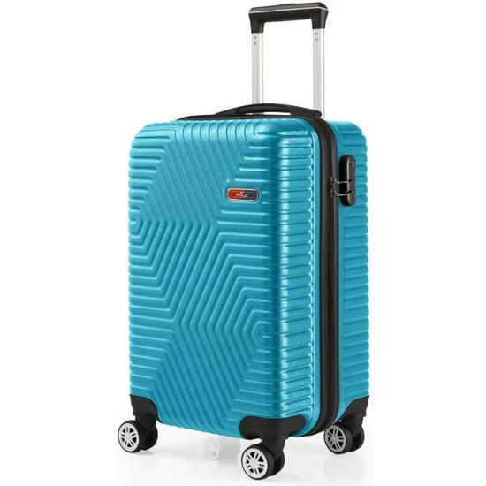 G&d Polo Suitcase Abs Petrol Yeşili Kabin Boy Valiz 600.21-K