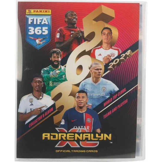 Open Home Panini Adrenalyn Fifa 365 - 2024 Tcg Mega Başlangıç Paketi Futbolcu Kartları Dergi Albümü