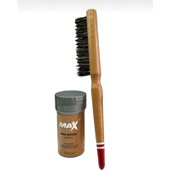 Max Haır Wax Stıck 75GR- Saç Sabitleyici Stıck Wax ve Topuz Tarağı