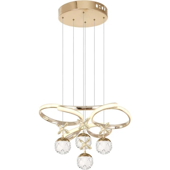 Eray Aydınlatma 9225-40 Sr 4 Toplu Gold LED Avize