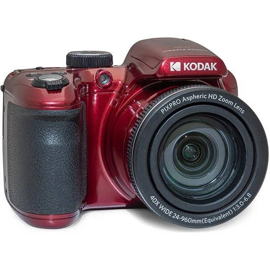 Kodak Astro Zoom AZ405/40X Yakınlaştırma Dijital Fotoğraf Makinesi-Kırmızı