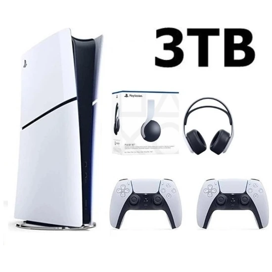 Sony Playstation 5 Slim Dijital Edition 3 Tb +2.dualsense+3d Plus Kulaklık