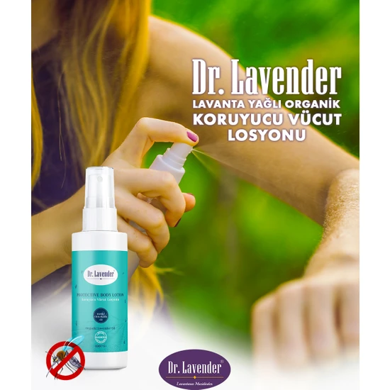 Dr. Lavender Lavanta Yağlı Organik Koruyucu Vücut Losyonu 100 ml Sinekkovar
