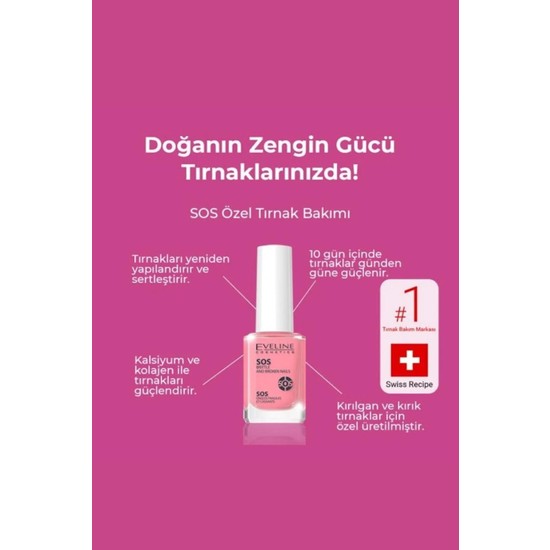 Eveline Sos Nails Multivitamin Conditioner Kalsiyum ve Fiyatı