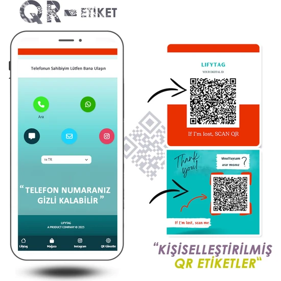 Lifytag Akıllı Qr Telefon Etiketi