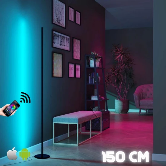 Neeko Mobıl Stıck -Telefon Kontrol - Oda Aydınlatma Sistemi - Sese ve Müziğe Duyarlılık - 150 cm
