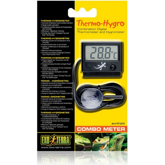 Exo Terra LED Hygrothermo Meter Comb -V 345109