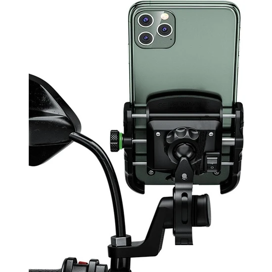 Zoli Ayna ve Gidon Bağlantılı Bisiklet Motosiklet Telefon Tutucu