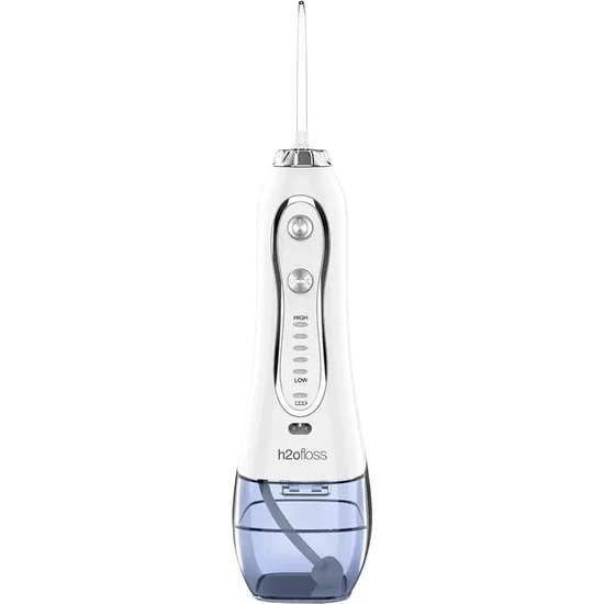Cdwishbest Beyaz Stil Orijinal H2OFLOSS Hf-6 Diş Akülü Oral 5 Meme Ipuçları Diş Temizleme Sağlık Için Irrigator Taşınabilir Elektrikli Su Pensesinde (Yurt Dışından)