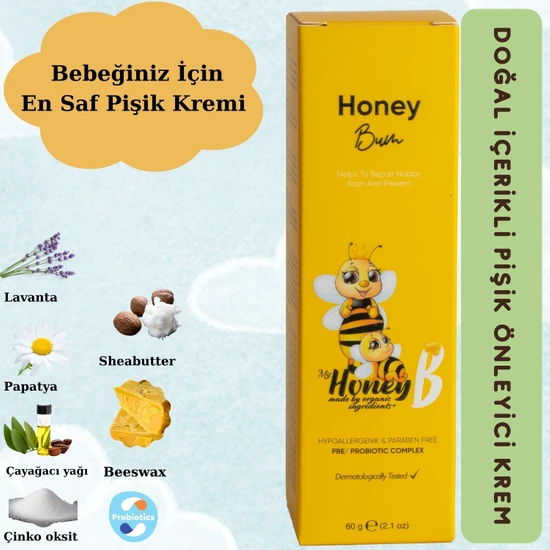 My Honey B Honey Bum 60 G Pişik Kremi