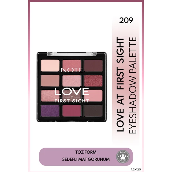 Note Love At First Sight Far Paleti 209