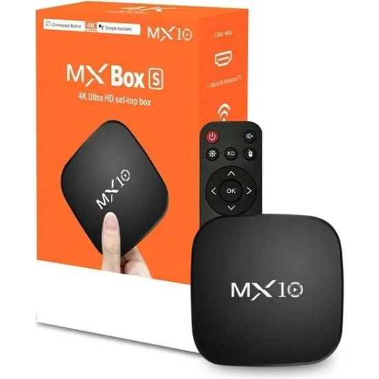 Torima MX10 4K Android Tv Box Medya Oynatıcı Android 7.1 Tv Box Tv Stick Medya Oynatıcı Smart Tv Wifi
