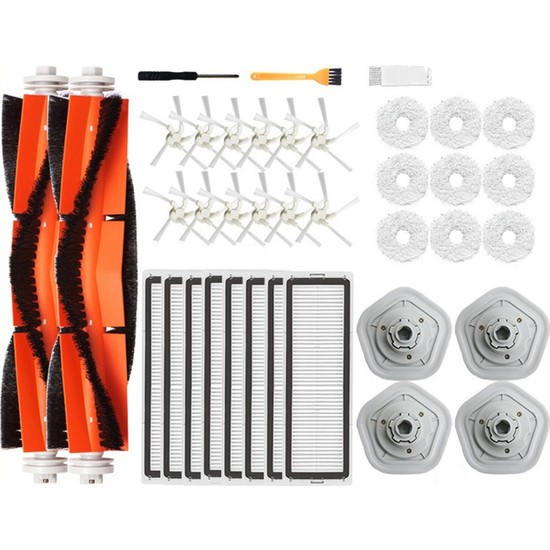 Kit de 15 PièCes Pour Bot W10&W10 Pro Robot Aspirateur Brosse LatéRale