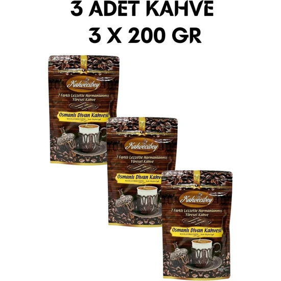 Maya Style Kahvecibey Osmanlı Divan Kahvesi 200GR 3X200GR