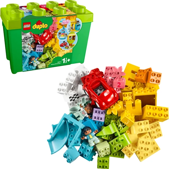 LEGO® DUPLO Classic Lüks Yapım Parçası Kutusu 10914 - 18 Ay ve Üzeri Çocuklar için Gelişimi Destekleyen Yaratıcı Oyuncak Yapım Seti (85 Parça)