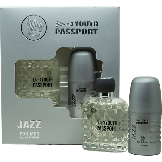 Youth Passport Edp 100ML Jazz + Deo Roll-On 60ML Erkek Parfüm Seti
