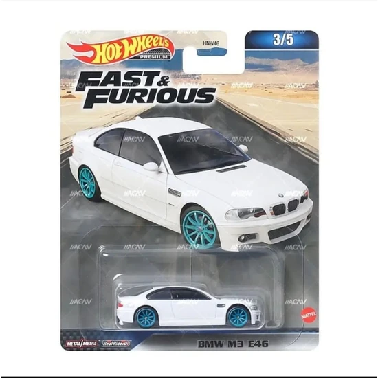 Hot Wheels Mattel Premium Fast And Furious Bmw M3 E46 Hızlı ve Öfkeli Oyuncak Araba Tekli