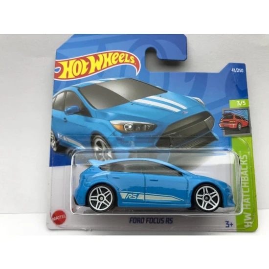 Hot Wheels (2022) F0RD Focus Rs Blue 1:64 Ölçek Hotwheels Marka 41/250