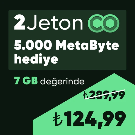 Metabyte 5.000 Metabyte + 2 Jeton