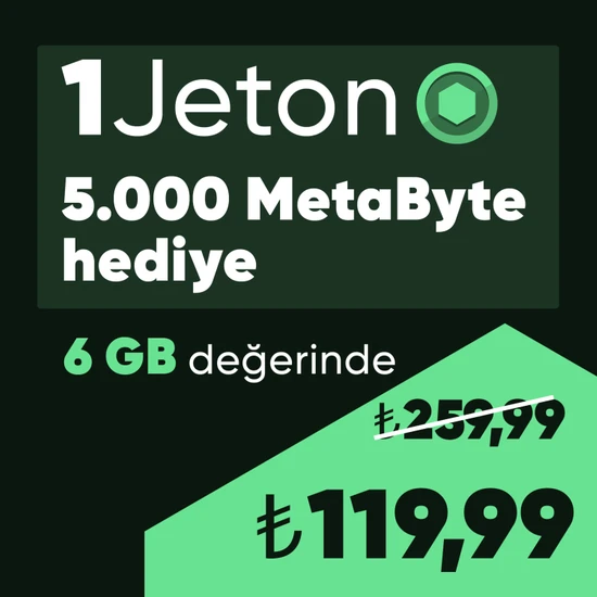 Metabyte 5.000 Metabyte + 1 Jeton