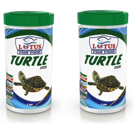 Lotus Turtle Sticks Kaplumbağa Yemi 100 ml (40GR) 2 Adet