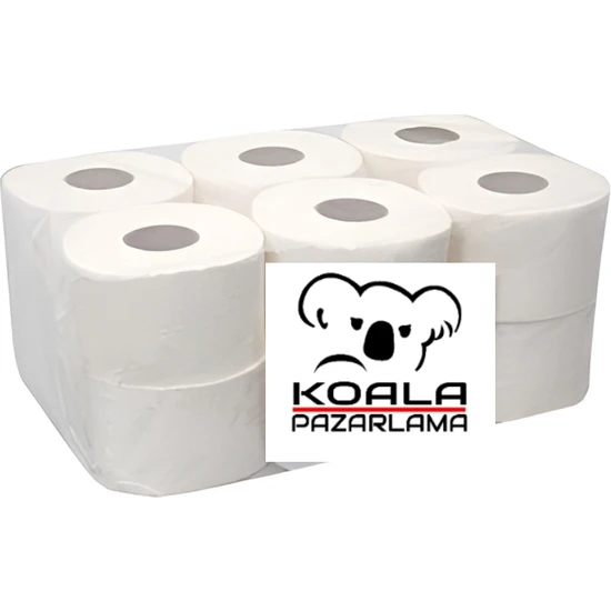 Koala Pazarlama Jumbo Tuvalet Kağıdı 90 mt x 12'li
